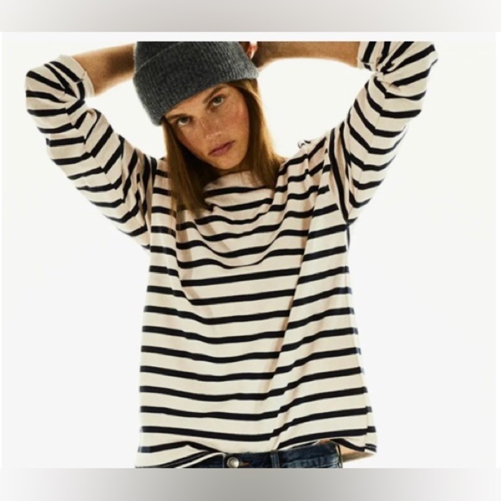 Zara ladies striped Top